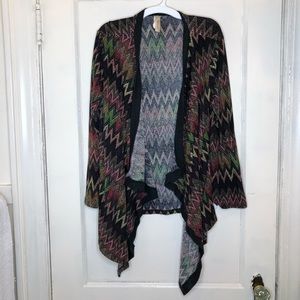 Zigzag Cascade Cardigan